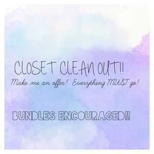 Cleaning out my entire closet!